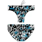 Turbo Multi Triathlon Waterpolo Swimming Brief Zwart 7-8 Years Jongen