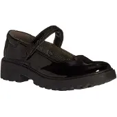 Geox CASEY MEISJES Veterschoenen - ZWART - Maat 33
