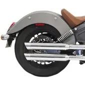 Bassani Xhaust Slip-ons 3´´ Slash-cut Indian Ref:8s27sc Niet Gehomologeerde Slip-on Uitlaatdemper