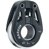 Harken Fly Pulley 40 Mm Zwart