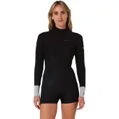 Ocean & Earth Boyleg 2 Mm Dames Shorty Met Lange Mouwen En Rits Op De Rug