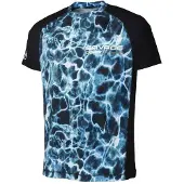Savage Gear Marine Uv Short Sleeve T-shirt Blauw L Man