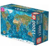 Educa Maravillas Del Mundo Wooden Puzzle 12000 Pieces Blauw Kinderen