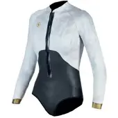 Aqua Lung Freeflex 2 Mm Woman Long Sleeve Shorty Wit XL Vrouw