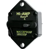 PLASTIMO 185 Series Unipolar Circuit Breaker Zilver 50A