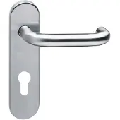 Intersteel Deurklink Rond brandvertragend PC 72mm RVS