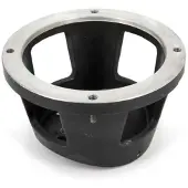 VETUS Aluminium Bow60 Ral9005 Intermediate Flange Zwart,Goud