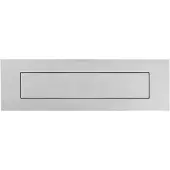 Hardbrass Shuffle Briefplaat Brievenbusklep RVS 300x80mm