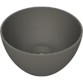Arcqua opbouw waskom olivia rond 22x22x12 cm quartz grijs