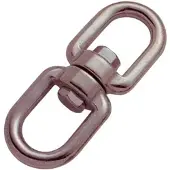 Goldenship Aisi-316 Swivel Eye&eye 10 Units Zilver 5 mm