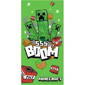 Minecraft handdoek boom 70 x 140 cm - katoen