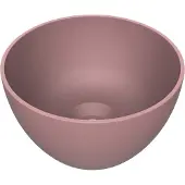 Arcqua opbouw waskom olivia rond 22x22x12 cm mat roze
