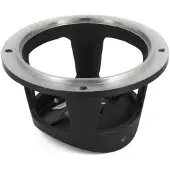 VETUS Aluminium Bow55 Ip Ral9005 Intermediate Flange Zwart,Goud
