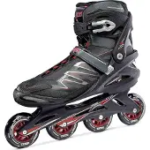 Roces Big Zyx 90 Heren Skeelers – 4x90mm Wielen – Fitness / Speed Inline Skates – Zwart Rood – Maat 51