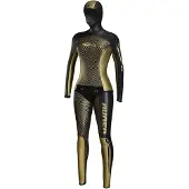 C4 Freediving Aurea 2 Mm Back Zip Woman Diving Wetsuit Zwart 5 Vrouw