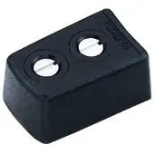 Harken Midrange Low Beam End Stops Backrest 2 Units Zwart