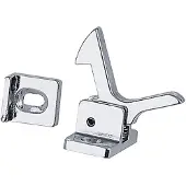 Perko Chrome Elbow Catch Zilver