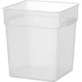 Hendi voedselcontainer 17 liter transparant BPA-vrij met schaalverdeling stapelbaar magnetronbestendig horeca