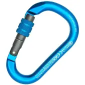 Kong Italy Hms Napik Threaded Karabijnhaak Blauw,Grijs