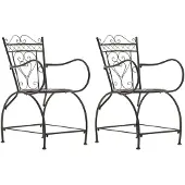 CLP Sheela Set van 2 Tuinstoelen bronzen