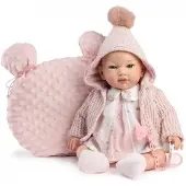 MuÑecas Guca Maria Baby Reborn Hairless 42-46 Cm Roze Kinderen