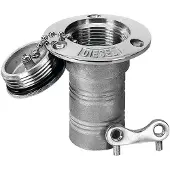 PLASTIMO Stainless Steel Water Filler Plug 51 Mm Zilver