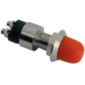 Euromarine Waterproof Pushbutton Switch Zilver 30 A