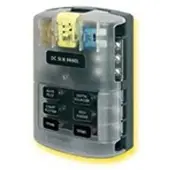 PLASTIMO Plug In 12 Fuses Panel Transparant 153 x 81 mm