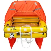PLASTIMO Transocean Iso Down 24h Valise 52161 Liferaft Geel 4 Places