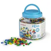 Miniland Pegs Primary 10 Mm 2600 Units Veelkleurig Kinderen