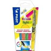Pilot Frixion Light - Markeerstiften - 6 Kleuren in een doosje