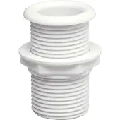 PLASTIMO Standard Flange Thru-hull Transparant 25 x 155 mm