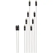 Fusion Performance Rca Cables Zilver