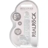 Realrock - realistische dildo - transparant - 15cm