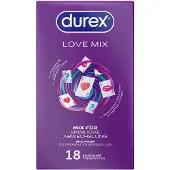 Durex Love Mix - condoom pakket - mix - 18 stuks