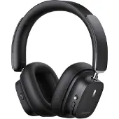 Baseus Bowie 30 Max, bekabelde en draadloze hoofdtelefoon, geschikt voor gesprekken/muziek, 320 g, hoofdtelefoon met microfoon, zwart