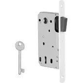 Aprile Woningbouw Magneetslot 2867 – sleutel 90mm – mat wit