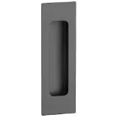 STERK Schuifdeurkom 1716 – rechthoekig 120x40mm – mat zwart