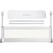 Asalvo Bed Guard 150 Cm Zilver Kinderen