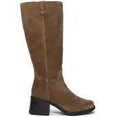 Timberland Women Bellevaux Tall Zip Up Boot Dark Brown Suede-Schoenmaat 38,5