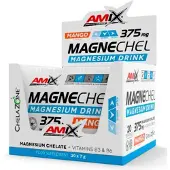 Amix Magnechel Magnesium Chelate 375mg Energydrink Enkele Dosis Doos 20 Eenheden