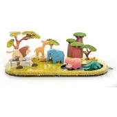 Halftoys Animal World Educational Game Veelkleurig Kinderen