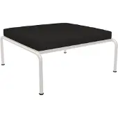 Houe Voetenbank Avon Ottoman Frame Muted White Cushion Char