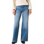 Garcia Celia wide dames Jeans, 25/30, Blauw, Wide fit