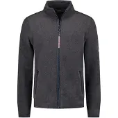 New Zealand Jonas sweatvest NZA antraciet normale fit