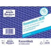 Avery Zweckform Kasblok blancoblok, 2 x 50 vellen