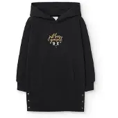 Boboli Fleece Flame Lang Mouw Jurk