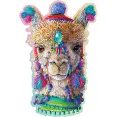 Wooden City WoodenCity Alpaca Houten Puzzel - 130 Stukjes