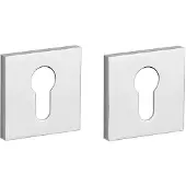 STILE | Cilinderrozetten | 53x53x7mm | Chroom gepolijst