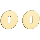 STERK | Sleutelplaatjes OVAL 1710 | Ultra dun | 3mm | Rond | Goud gepolijst PVD